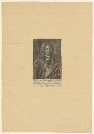 Portrait of Friedrich Heinrich, Imperial Count von Seckendorf