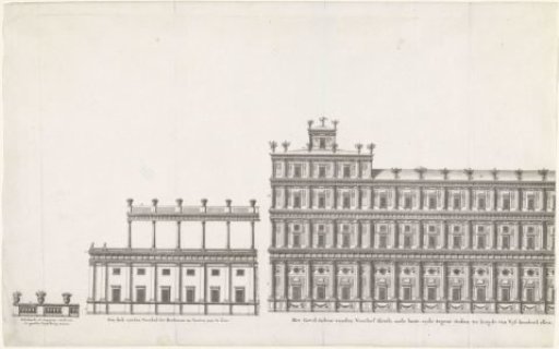 Facade of the New Temple (Left)