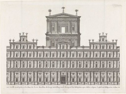 Facade of the New Temple (Center)