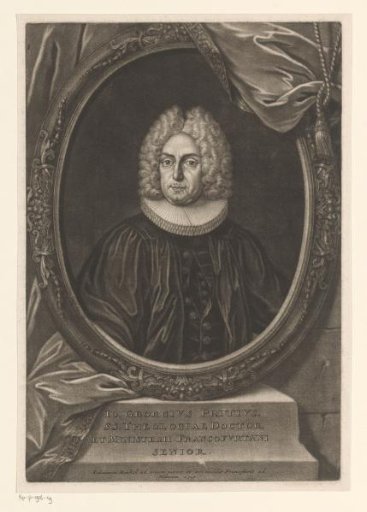 Portrait of Johann Georg Pritius