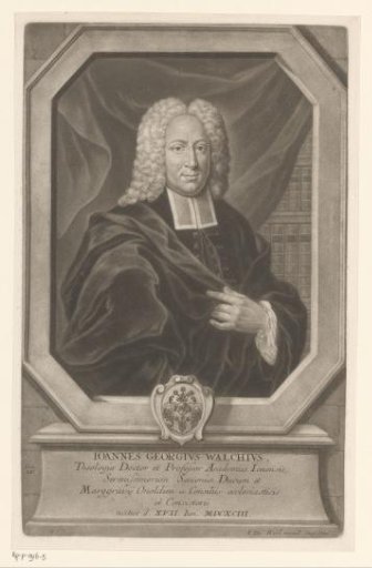 Portrait of Johann Georg Walch