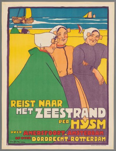 Travel to the seaside via H.IJ.S.M. over Amersfoort-Amsterdam or via Dordrecht-Rotterdam