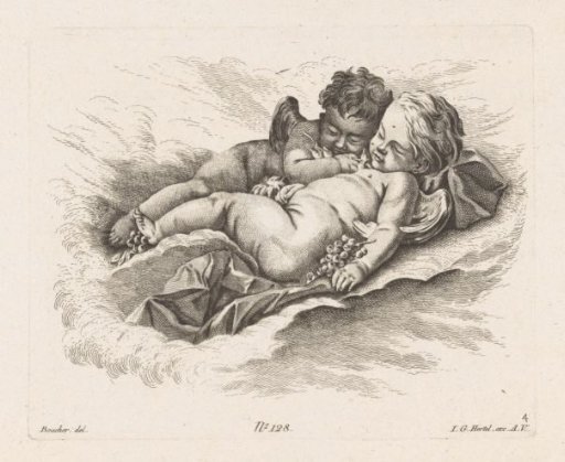 Sleeping putti