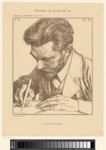 Portrait of August Bebel