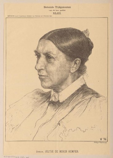 Portrait of Jeltje de Bosch Kemper