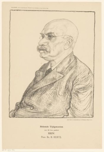 Portrait of Heinrich Daniel Johann Joachim Hertz