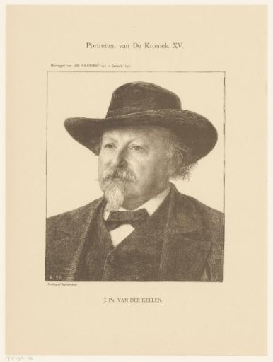 Portrait of Johan Philip van der Kellen