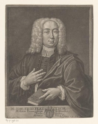 Portrait of Johann Friedrich Flattich aged 35