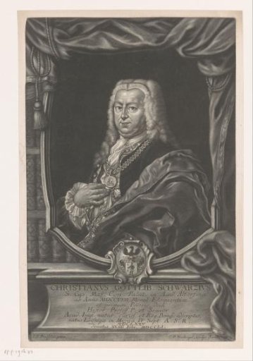 Portrait of Christian Gottlieb Schwarz