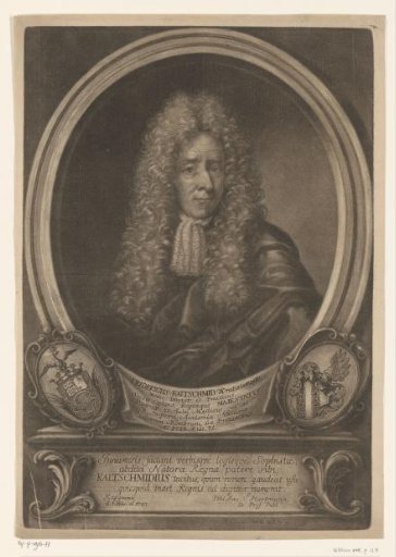 Portrait of Friedrich Kaltschmied aged 71