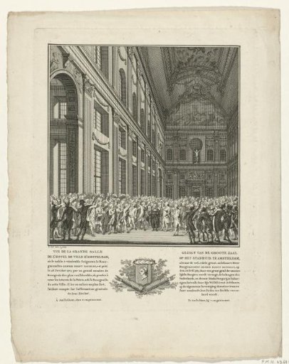 Negotiations between Mayor Hooft and the citizens in the Town Hall in Amsterdam, 26 February 1787