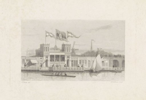 Clubhouse of rowing club De Hoop