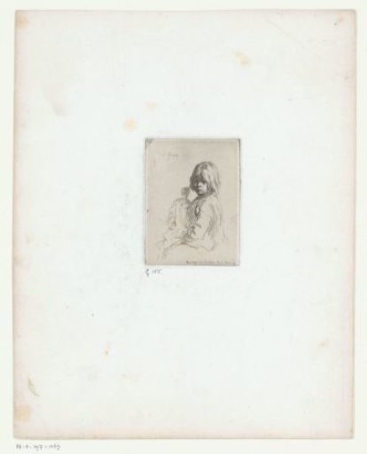 Portrait of the artist's daughter