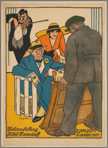 Exhibition Hotel Hamdorff 15 June 15 September Laren 1917