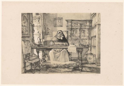 Prior of a monastery in his room