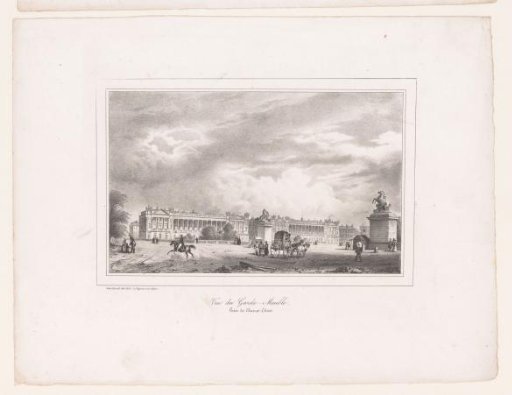View of the Hôtel du Garde-Meuble from the Champs-Élysées
