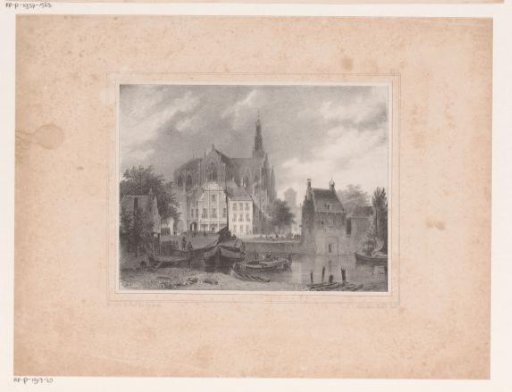 City view with church