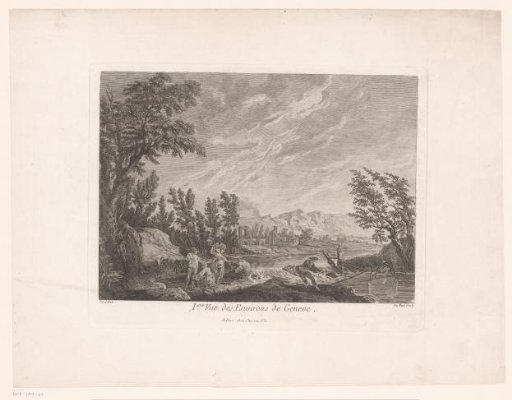 Landscape with Fishing Figures