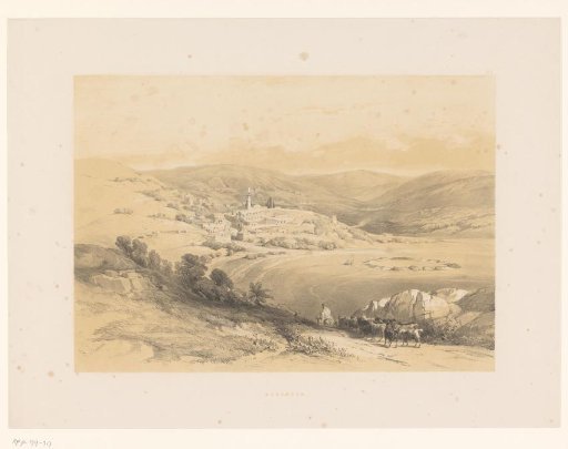 Landscape with a view of Nazareth