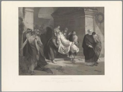 Christian Martyrs Being Carried Away
