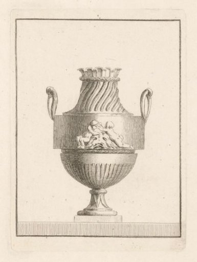 Vase with putti