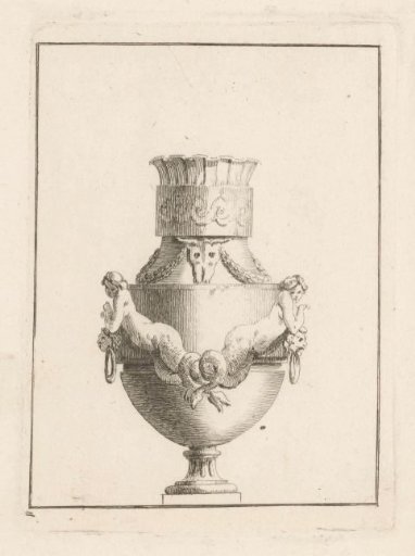 Vase with mermaids