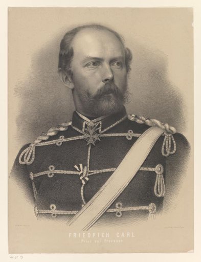 Portrait of Frederick Charles, Prince of Prussia