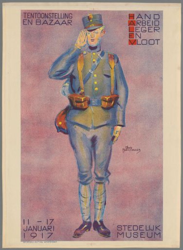 Exhibition and Bazaar. Hand, Labor, Army, and Navy. 11–17 January 1917. Stedelijk Museum