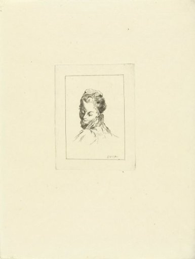Head Study of a Young Woman with a Hairband
