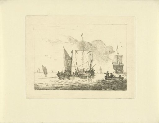 Sailing Ships at Sea