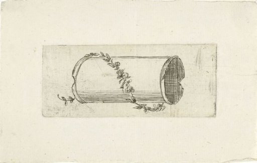 Pillar with a Floral Scroll