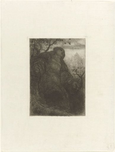 Lady of Shalott, known as 'Woman under a Tree'