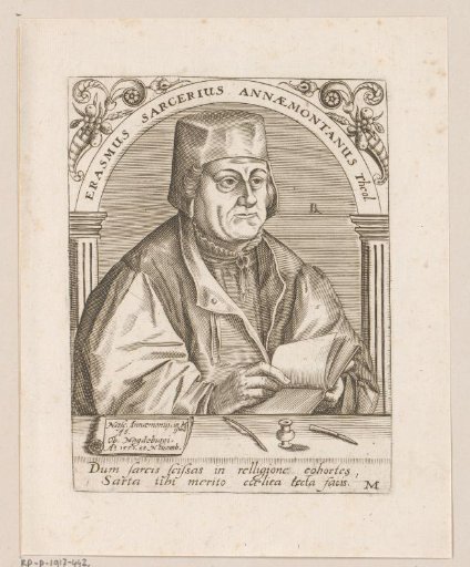 Portrait of Erasmus Sarcerius