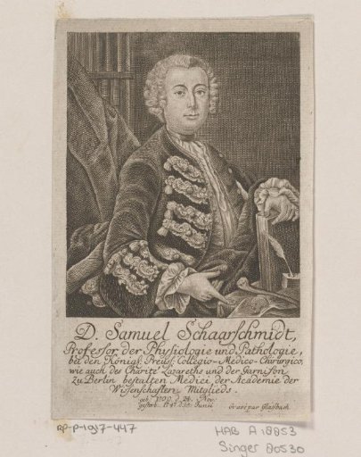 Portrait of Samuel Schaarschmidt
