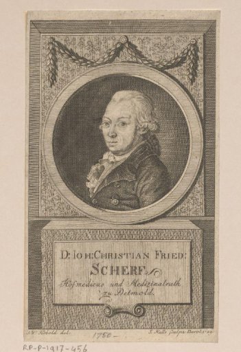 Portrait of Johann Christian Friedrich Scherf