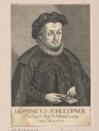 Portrait of Dominicus Schleupner