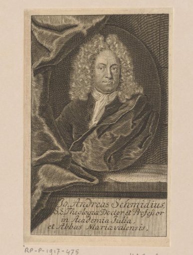 Portrait of Johann Andreas Schmidt