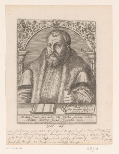 Portrait of Johann Schneidewein