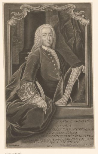 Portrait of Johann Daniel Schöpflin