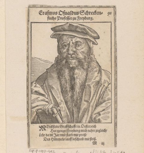 Portrait of Erasmus Oswald Schreckenfuchs