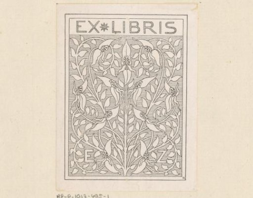 Ex libris of E.Z.