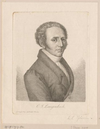 Portrait of Konrad Johann Martin Langenbeck