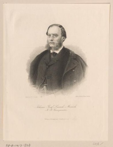 Portret van Johann Larisch von Moennich