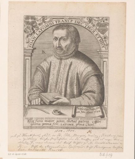 Portrait of Johann Latomus