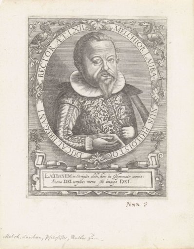 Portrait of Melchior Laubanus