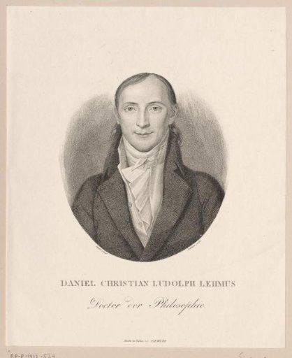 Portrait of Daniel Christian Ludolf Lehmus