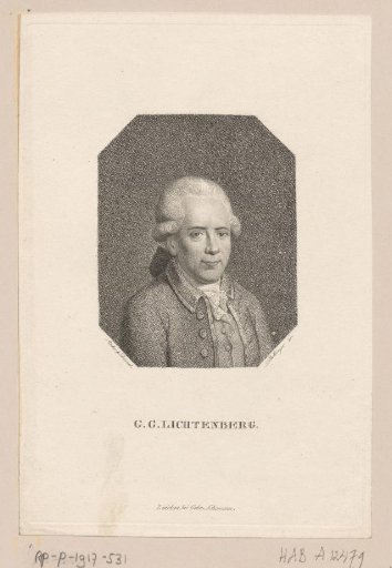 Portrait of Georg Christoph Lichtenberg