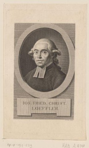 Portrait of Josias Friedrich Christian Löffler