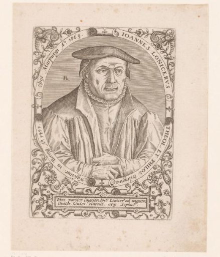 Portrait of Johannes Lonicer