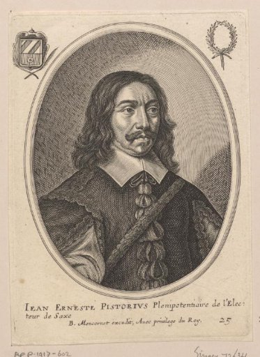 Portrait of Johann Ernst van Pistoris